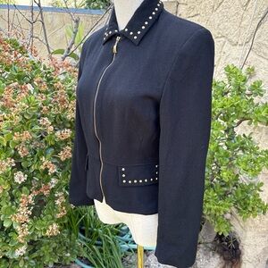 VTG 90s Cache Black Studded Women's Jacket